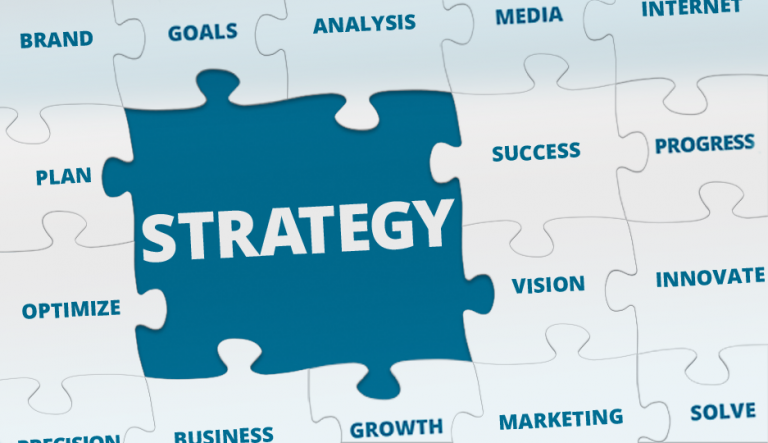 Image of strategy puzzle graphic