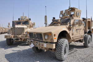 Photo of U.S. Army vehicles
