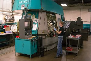 Photo of Wiscon Products shop floor CNC