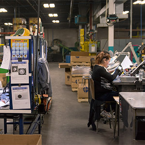 Photo of Wiscon Products shop floor